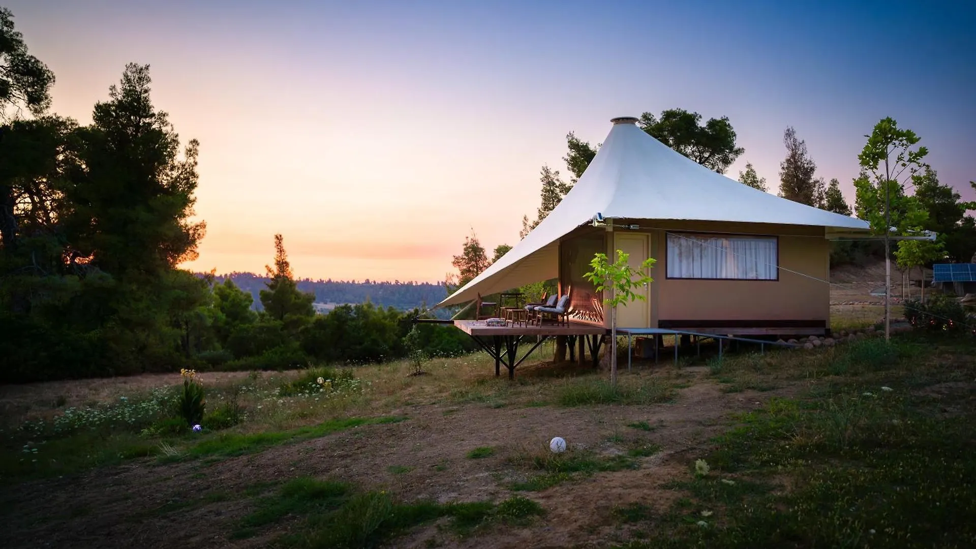 Luxuszelt Ihousevillage Polychrono Griechenland